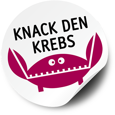 Logo Knack den Krebs